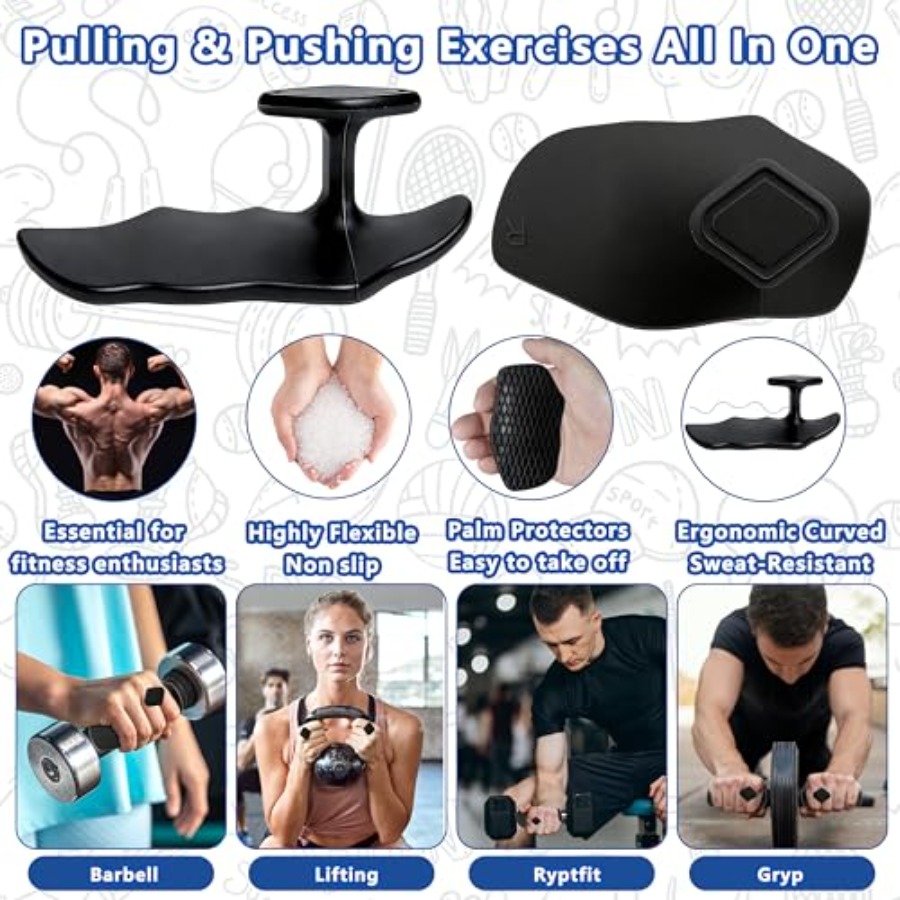 Large Silicone Workout Grips K - Workout Glove Gym ulasan dan harga