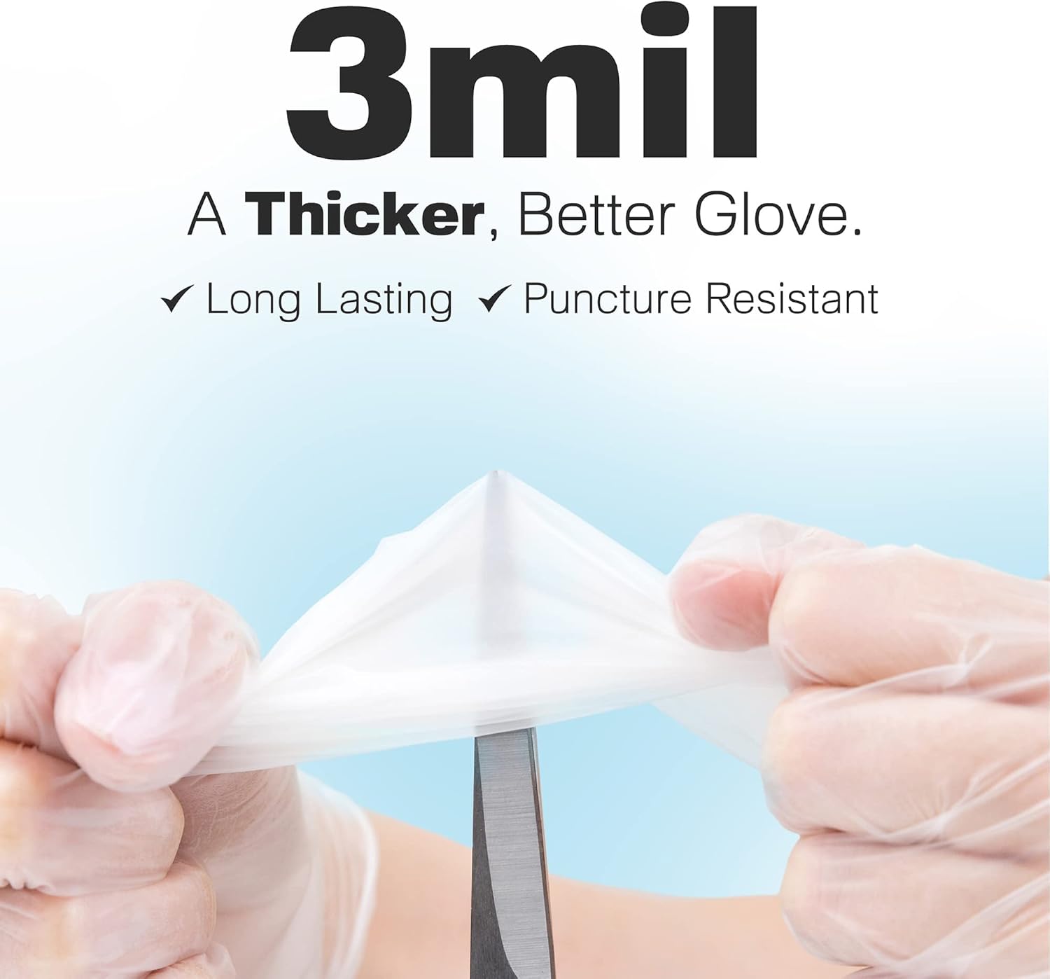 3 Mil Clear Vinyl Gloves - Foo - Latex Disposable Glove ulasan dan harga
