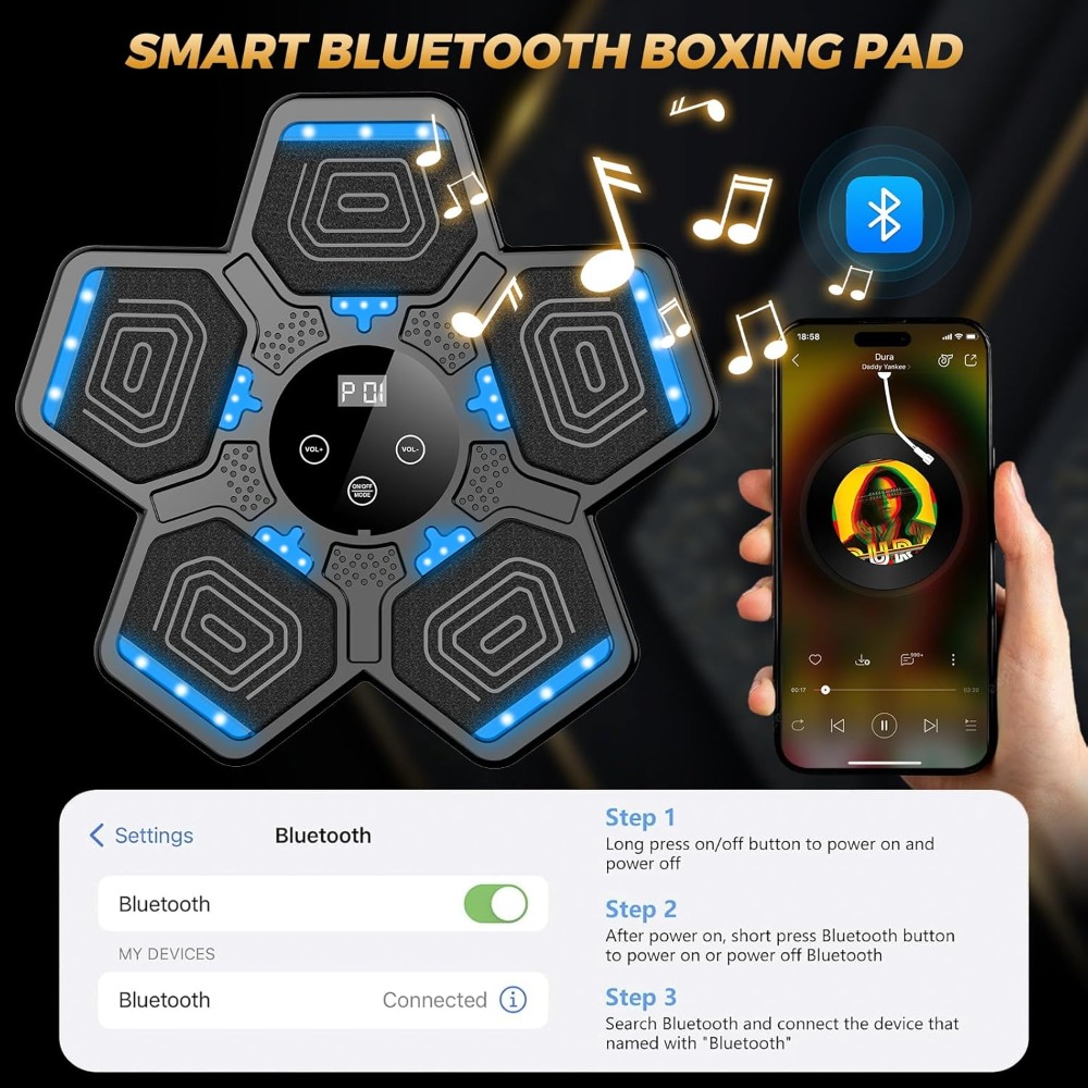 Music Boxing Machine for Adult - Workout Glove Gym ulasan dan harga