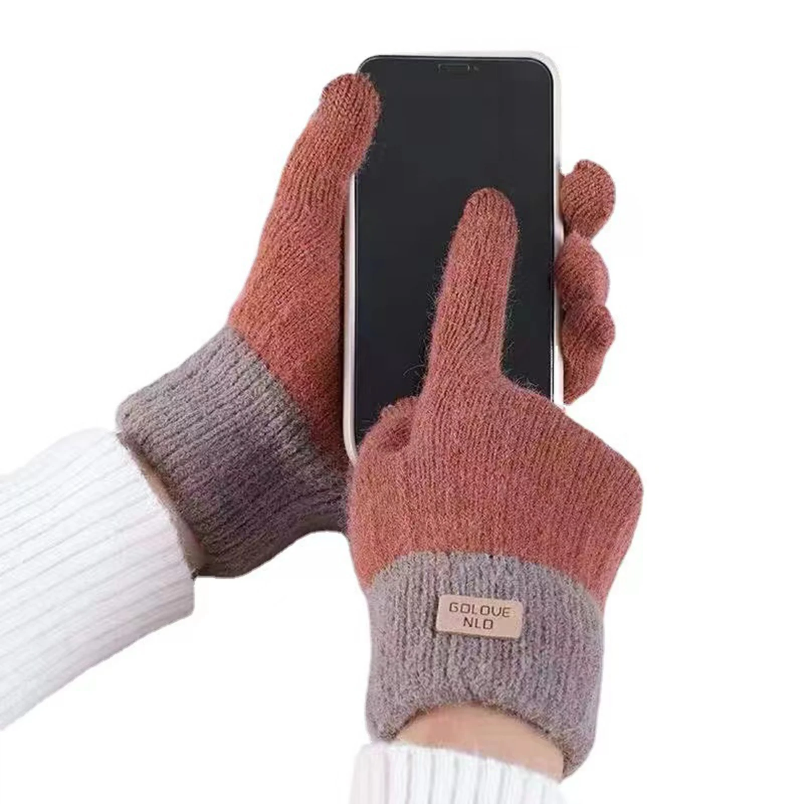 Women's Cable Knit Gloves Warm - Wool Glove Lined ulasan dan harga