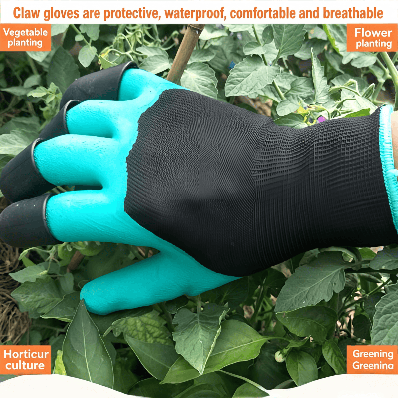 8-Finger Claw Gardening Gloves - Gardening Glove Waterproof ulasan dan harga