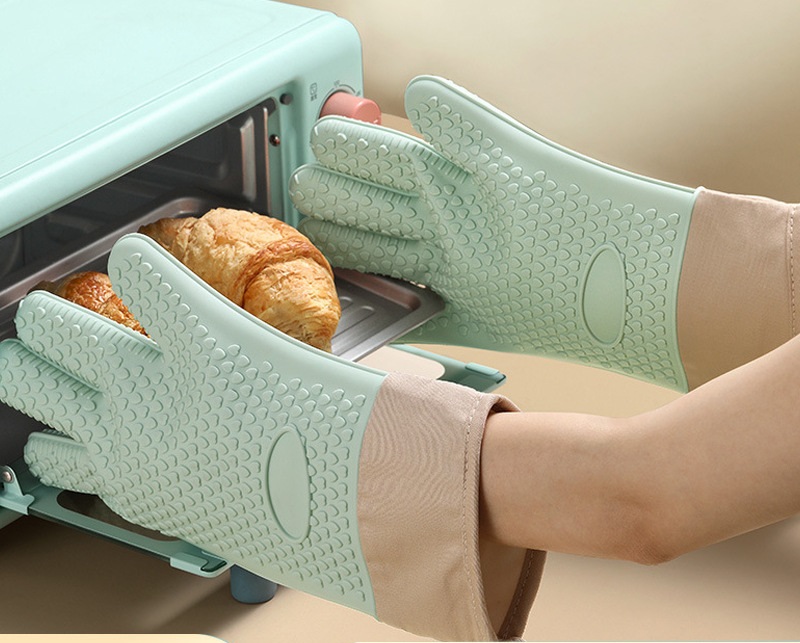 Non-slip Silicone Oven Mitts w - Oven Mitt Silicone ulasan dan harga