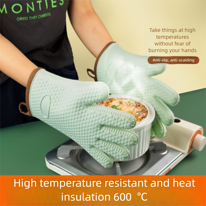 Non-slip Silicone Oven Mitts w - Oven Mitt Silicone ulasan dan harga