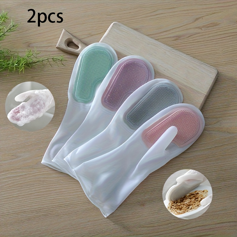 2Pcs Durable Lead-Free Latex D - Rubber Glove Cleaning ulasan dan harga