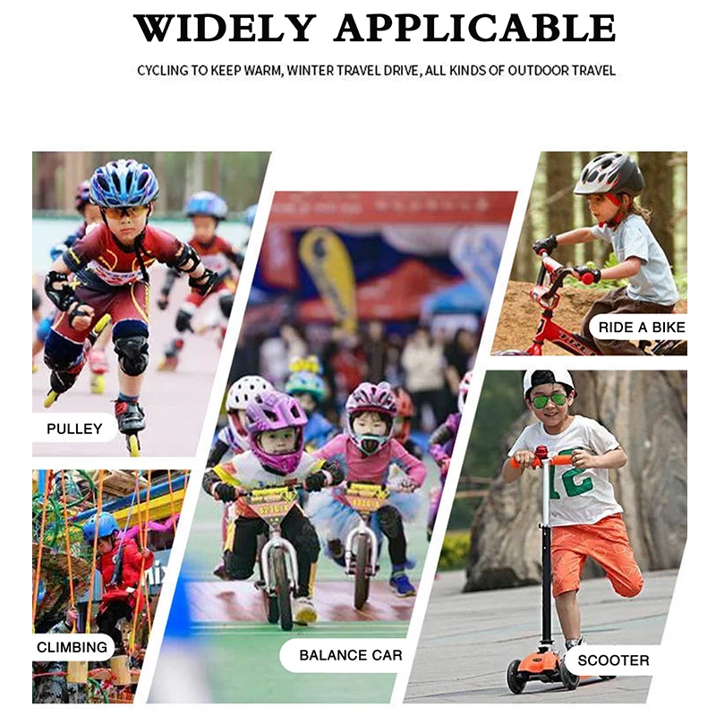 Kids Half Finger Sports Cyclin - Cycling Glove Padded ulasan dan harga