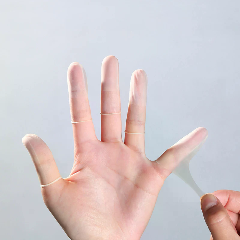 50pcs/pack Disposable Latex Fi - Latex Disposable Glove ulasan dan harga