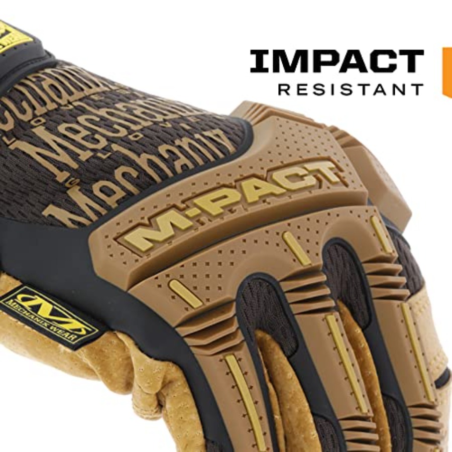 M-Pact Leather Gloves - Leathe - Work Glove Impact ulasan dan harga