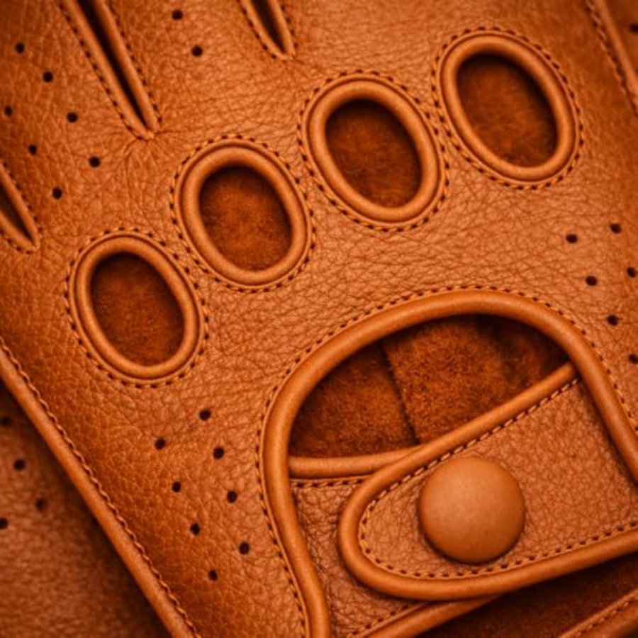 Mens fingerless leather drivin - Leather Driving Glove ulasan dan harga
