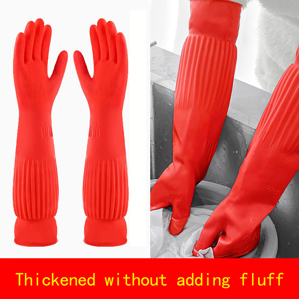 1 pair of cold-resistant glove - Dish Glove Rubber ulasan dan harga