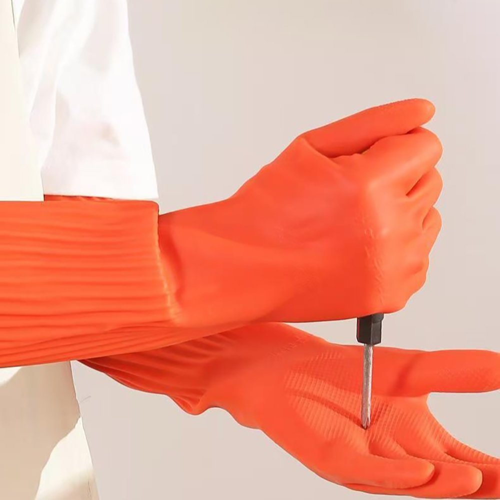 1 pair of cold-resistant glove - Dish Glove Rubber ulasan dan harga