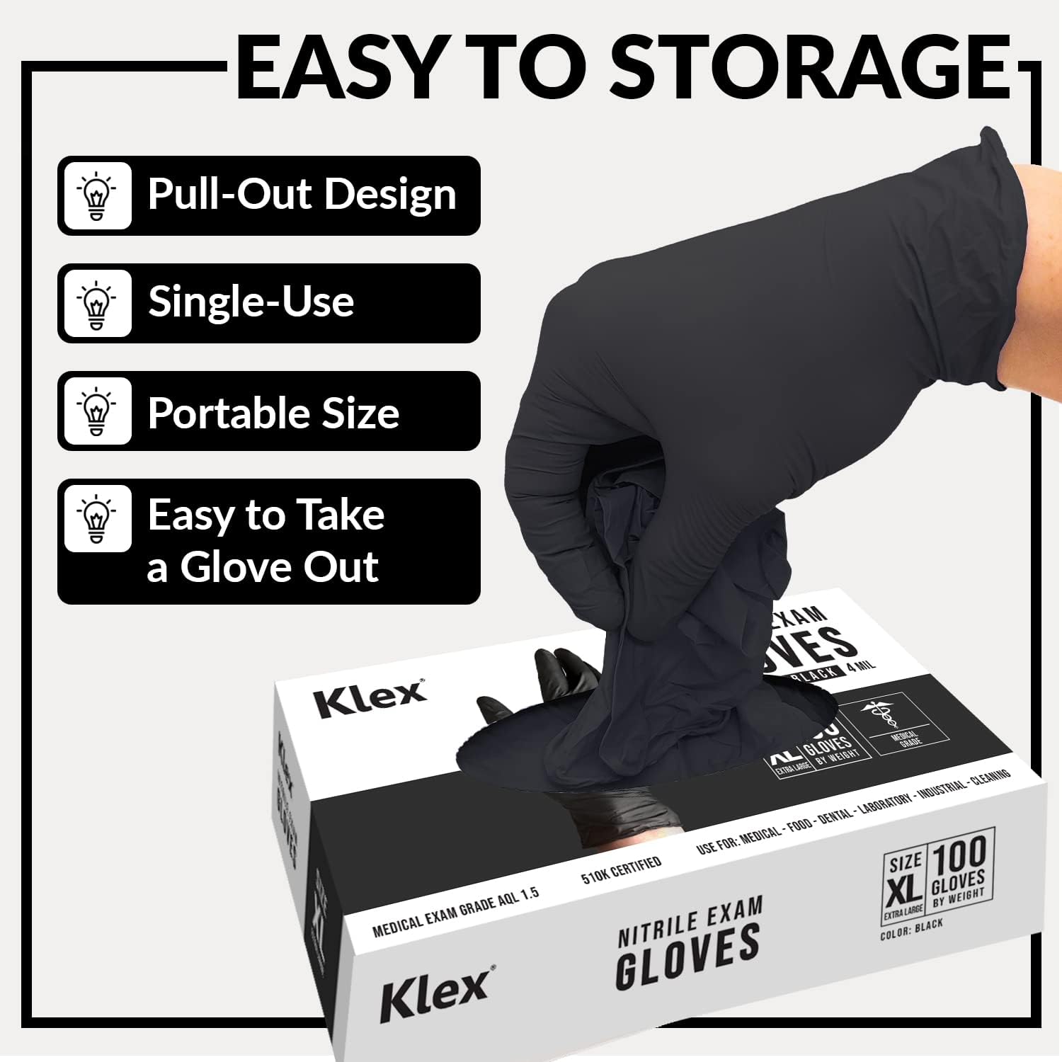 Nitrile Exam Gloves - Medical  - Exam Glove Nitrile ulasan dan harga