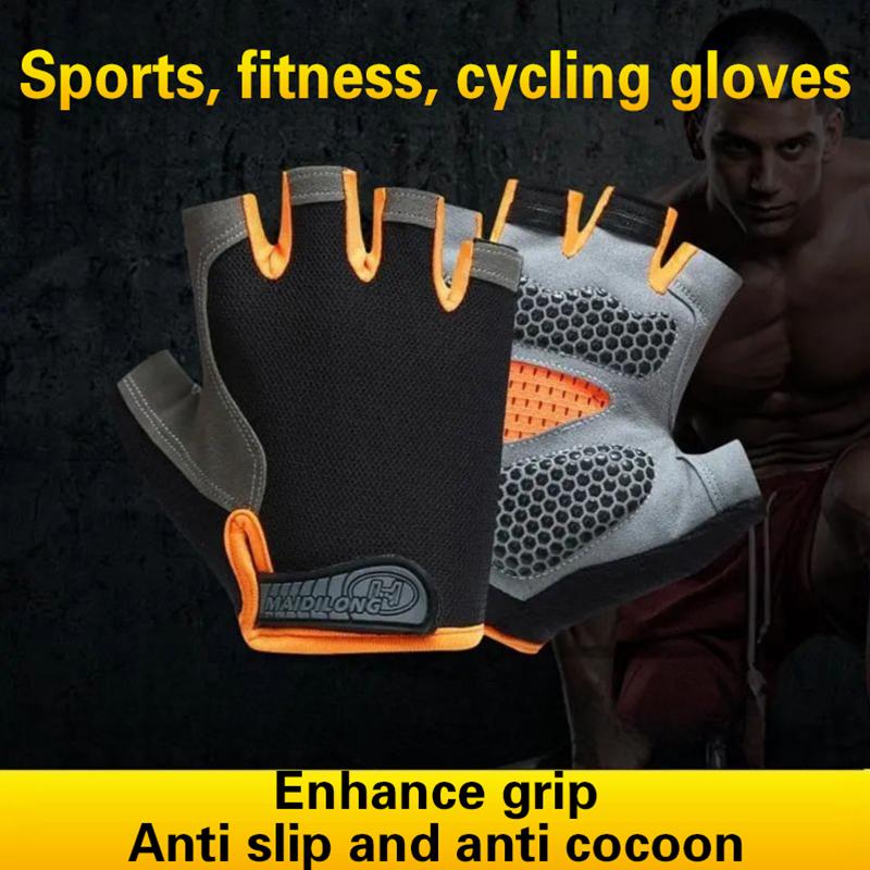 Half Finger Cycling Gloves Men - Cycling Glove Padded ulasan dan harga