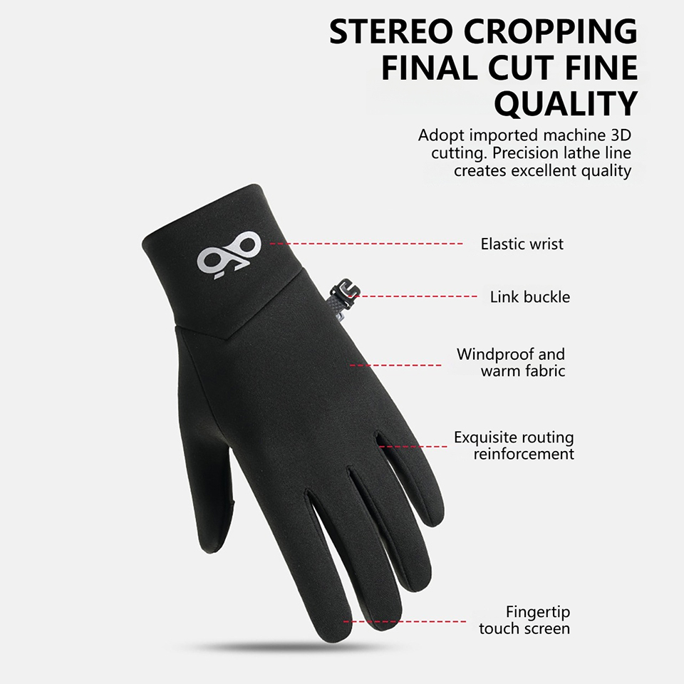GTUBIKE 1 Pair Men's Winter Ou - Gardening Glove Waterproof ulasan dan harga