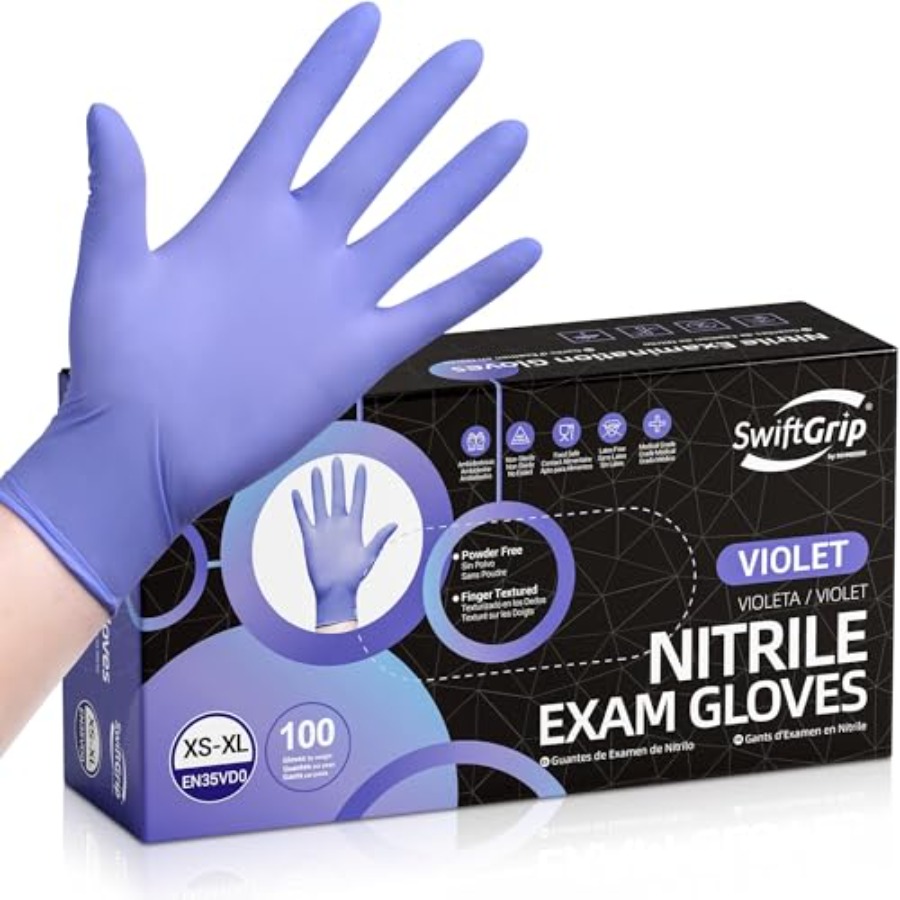 SwiftGrip Disposable Nitrile E - Exam Glove Nitrile ulasan dan harga