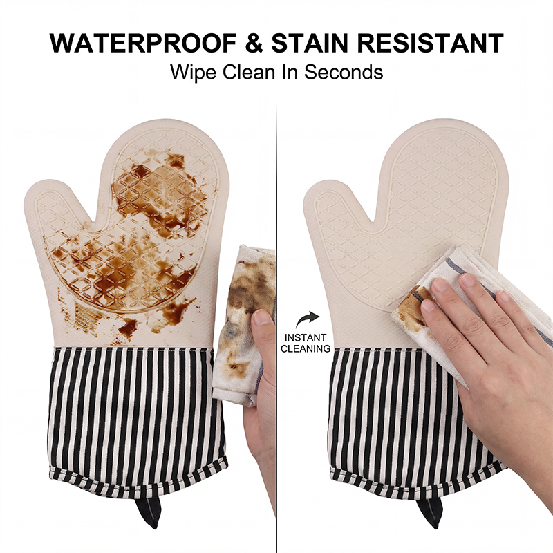 Anti-scald Silicone Gloves Hea - Oven Mitt Silicone ulasan dan harga