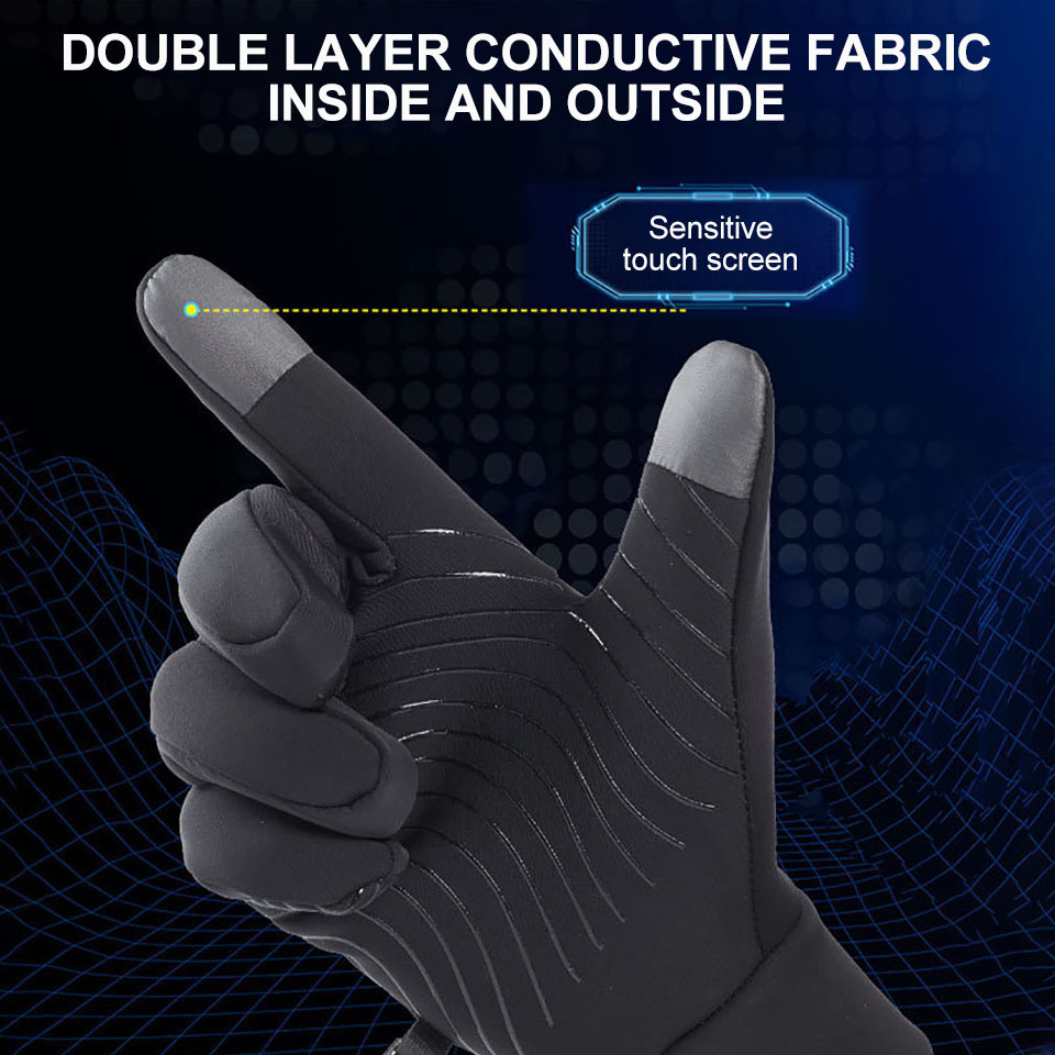 WALK FISH Winter Anti-slip Fis - Cycling Glove Padded ulasan dan harga