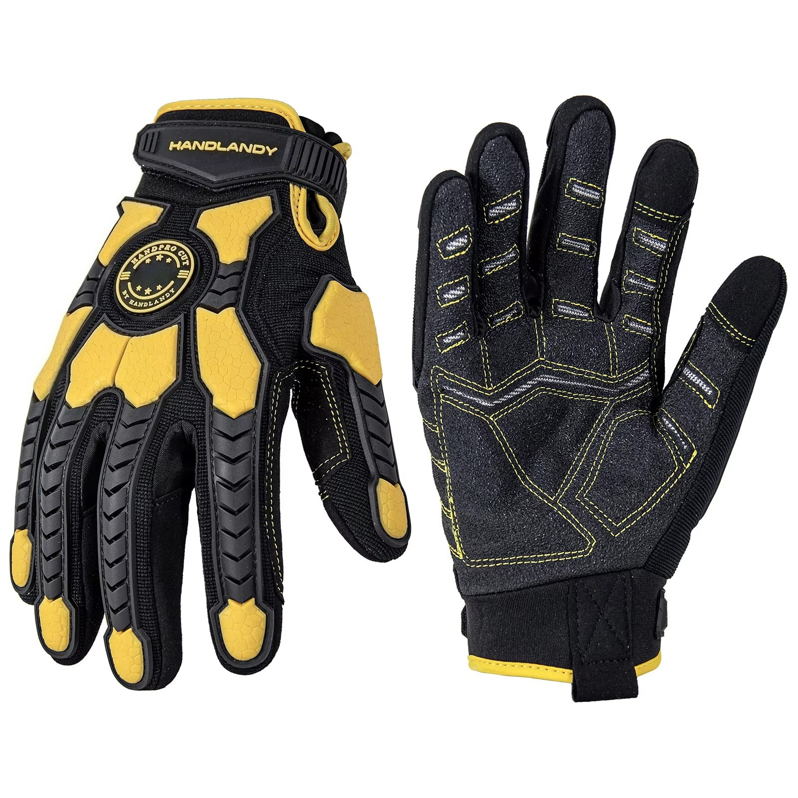 PVC Reinforced Impact Protecti - Work Glove Impact ulasan dan harga