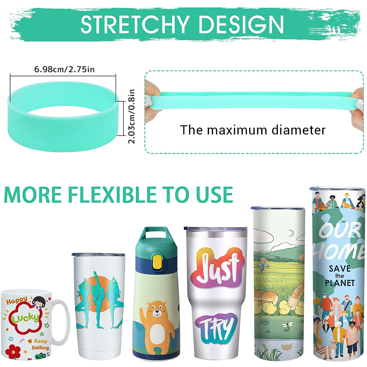 Silicone Bands Elastic Heat Re - Oven Mitt Silicone ulasan dan harga