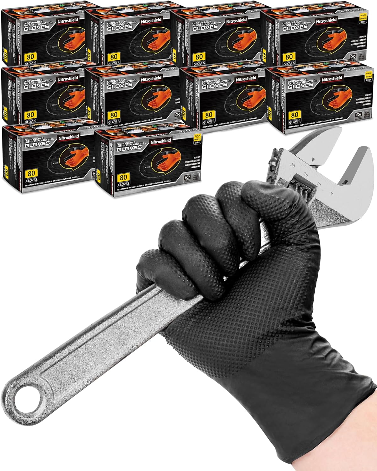 9mil Heavy Duty Disposable Nit - Nitrile Mechanic Glove ulasan dan harga