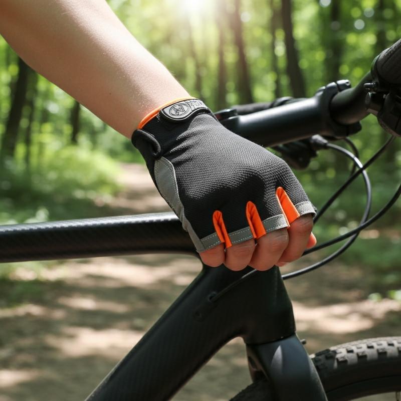 Bike Gloves Half Finger Breath - Cycling Glove Padded ulasan dan harga