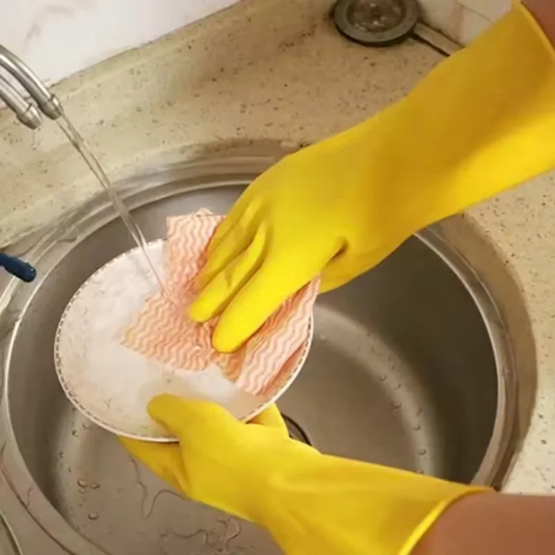 1-10PCS Housework Gloves House - Dish Glove Rubber ulasan dan harga