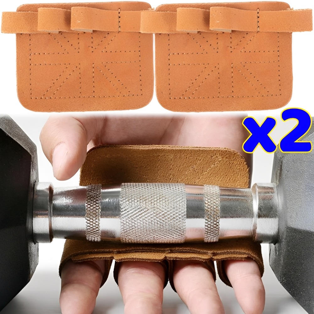 Cowhide Leather Weight Lifting - Workout Glove Gym ulasan dan harga