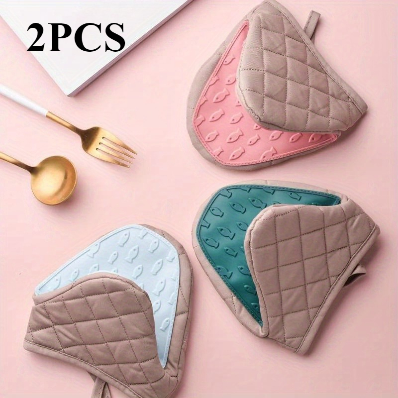2pcs Silicone Pads | Ergonomic - Oven Mitt Silicone ulasan dan harga