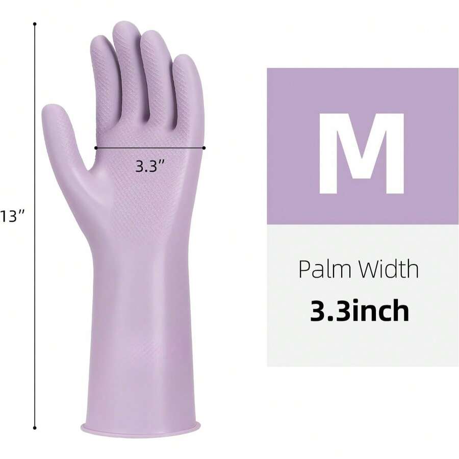 6 Pairs Rubber Cleaning Gloves - Rubber Glove Cleaning ulasan dan harga