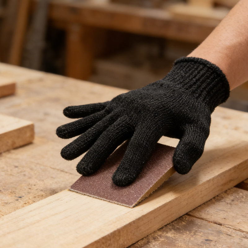 1 Pair Black Anti Cutting Glov - Cut Resistant Glove ulasan dan harga