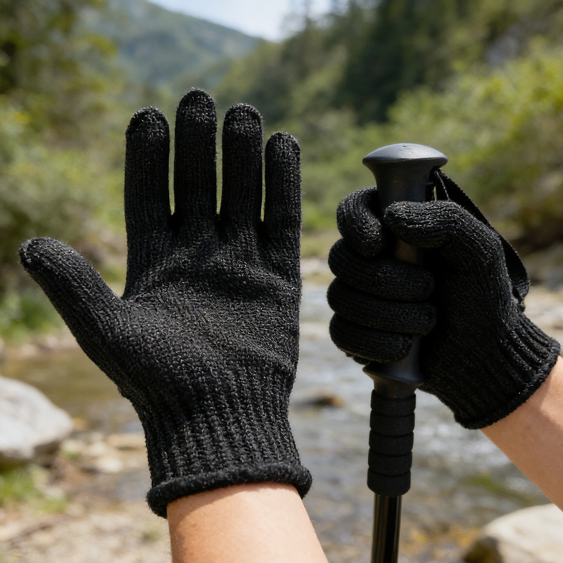 1 Pair Black Anti Cutting Glov - Cut Resistant Glove ulasan dan harga