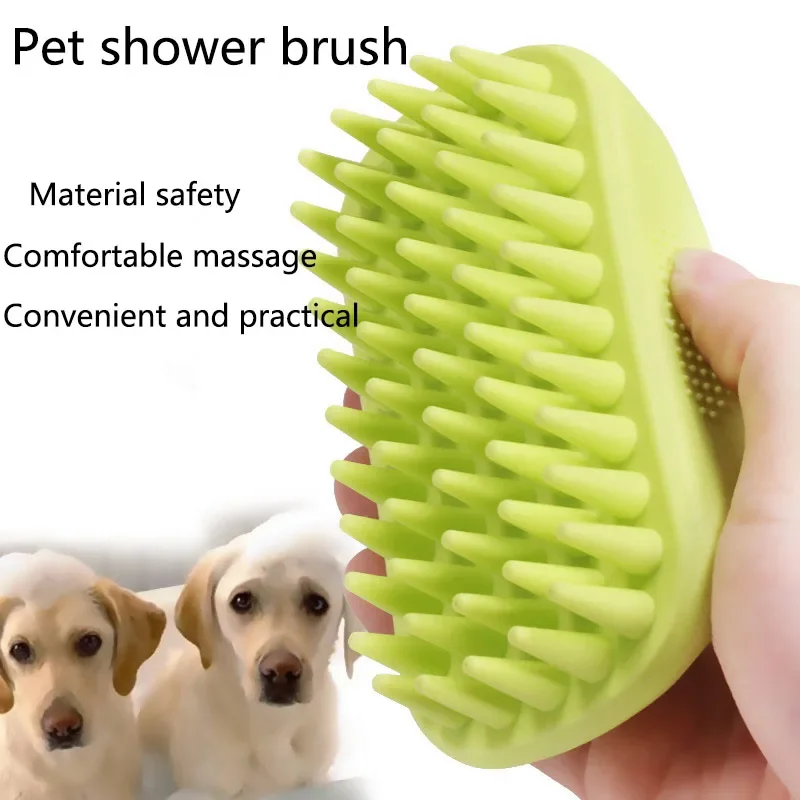 Pet Bath Brush Rubber Comb Hai - Rubber Glove Cleaning ulasan dan harga