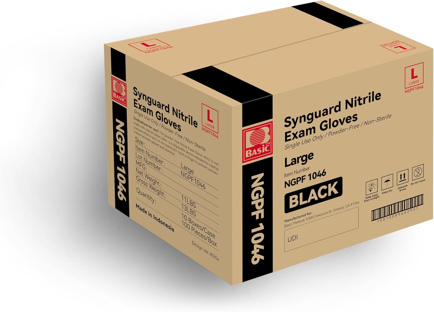 Large Black Nitrile Exam Glove - Exam Glove Nitrile ulasan dan harga