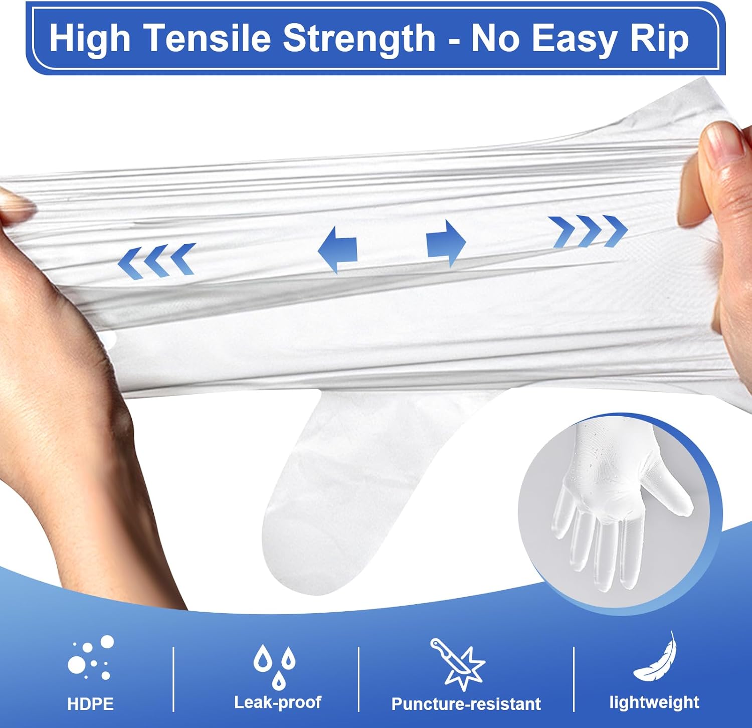 500 Pcs Disposable Food Prep G - Latex Disposable Glove ulasan dan harga