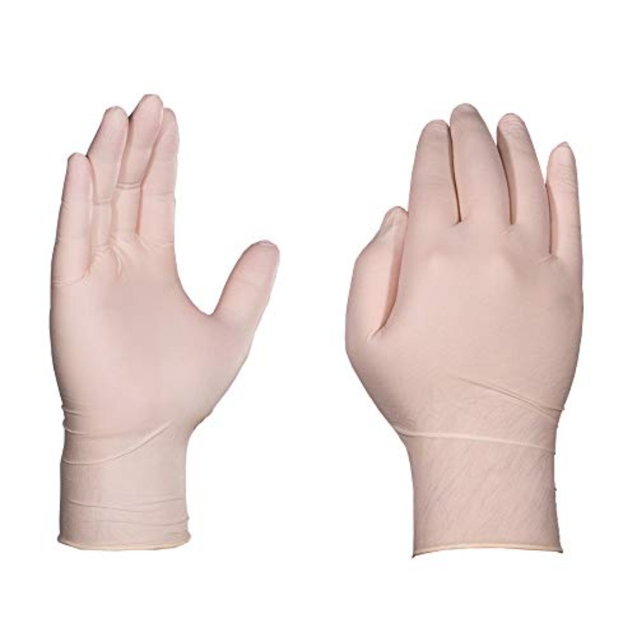 AMMEX White Latex Disposable E - Latex Disposable Glove ulasan dan harga