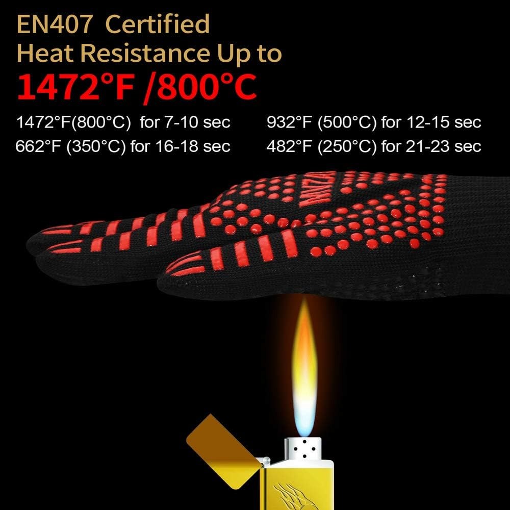 1472°F Extreme Heat Resistant  - Oven Mitt Silicone ulasan dan harga