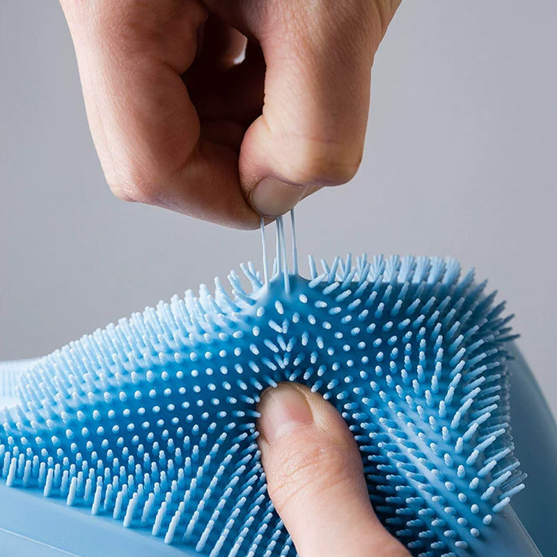 Pet Bathing & Massage Silicone - Rubber Glove Cleaning ulasan dan harga