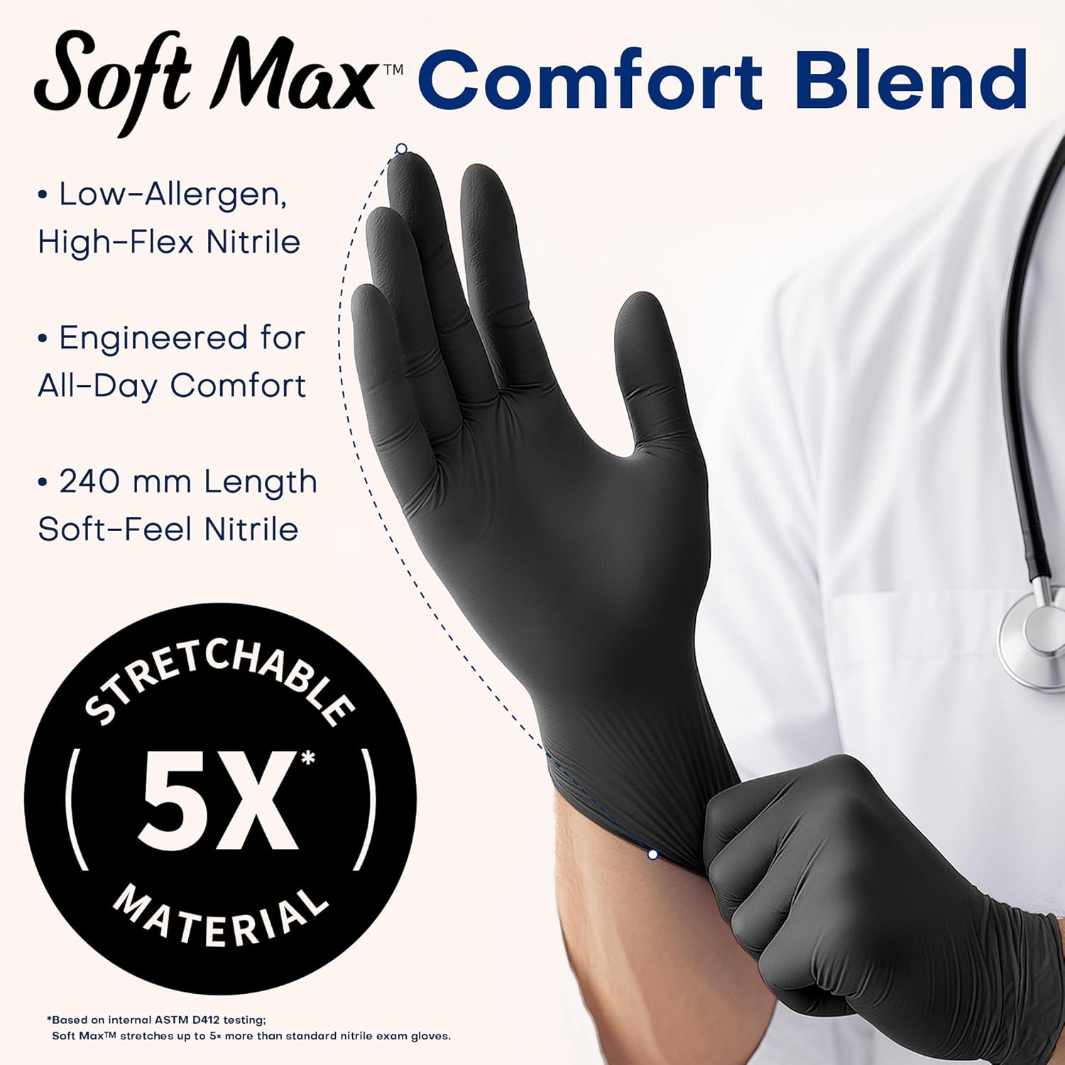 Nitrile Exam Gloves 1000Pcs La - Exam Glove Nitrile ulasan dan harga