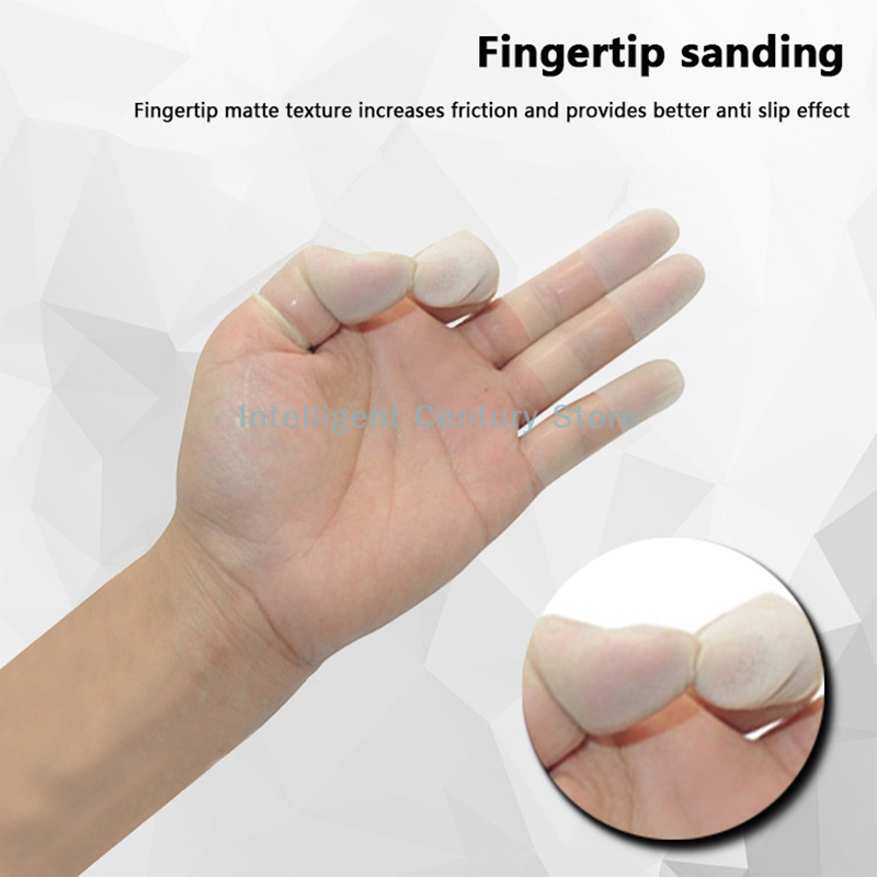 100 Pcs Rubber Non-slip Anti-s - Latex Disposable Glove ulasan dan harga