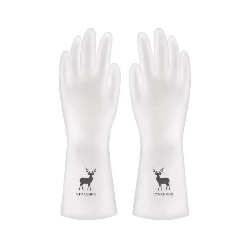 Waterproof Housework Cleaning  - Dish Glove Rubber ulasan dan harga