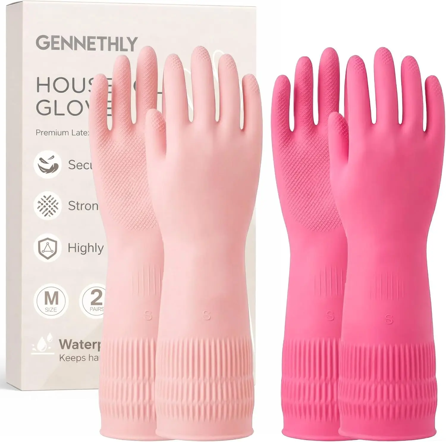 Reusable Rubber Dishwashing Gl - Rubber Glove Cleaning ulasan dan harga