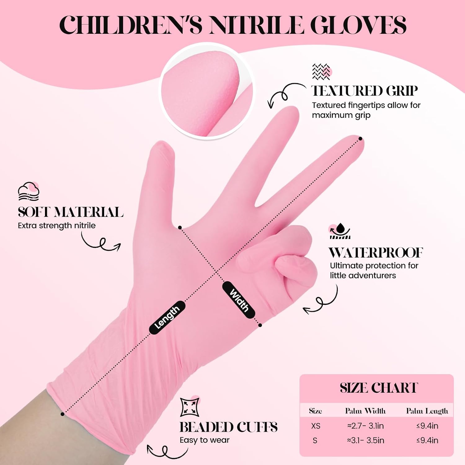 Kids Disposable Gloves for 3-8 - Latex Disposable Glove ulasan dan harga