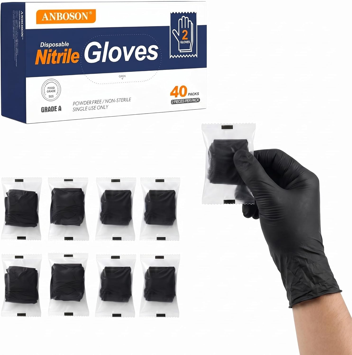Nitrile Disposable Gloves 5mil - Latex Disposable Glove ulasan dan harga